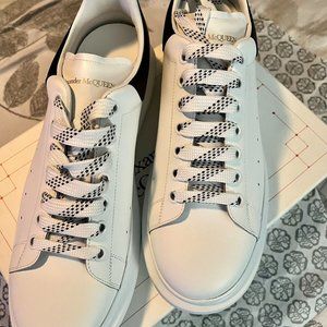Alexander Mcqueen Platform Oversized Larry Sneakers White Leather Men Size7 - 11